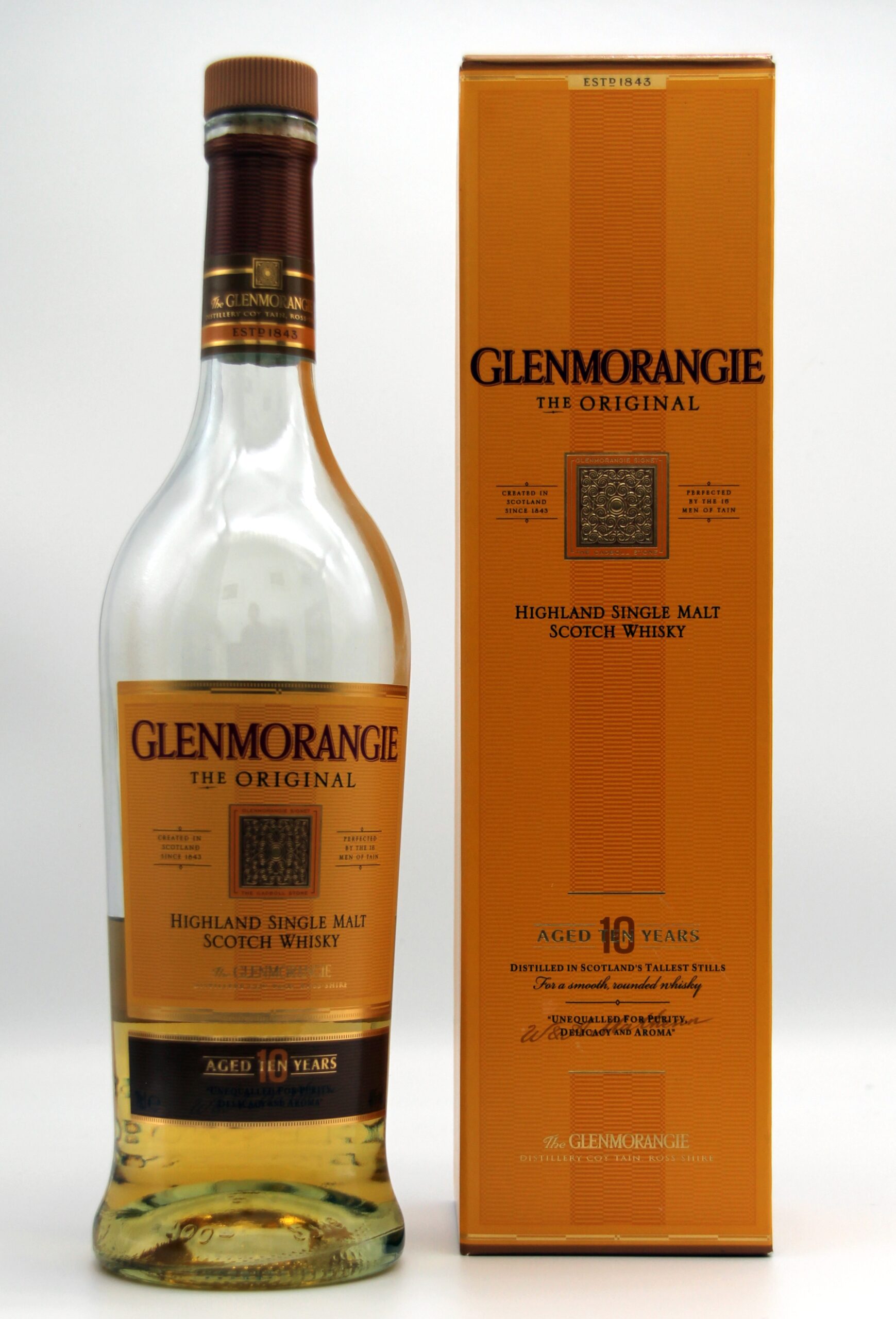 グレンモーレンジィ 10年 旧ボトル（1990年代） ボトル