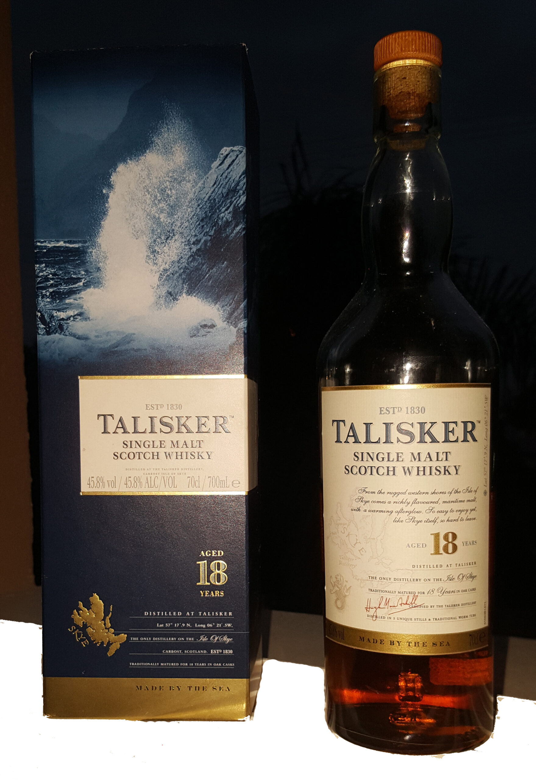 タリスカー 8年 旧ボトル（1980年代） ボトル